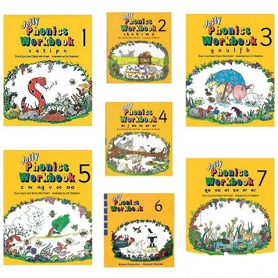 پک 7 جلدی Jolly Phonics Work Book