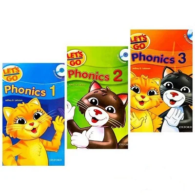 پک 3 جلدی Lets Go Phonics 1+2+3