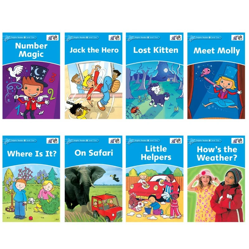 یادگیری زبان با کتاب های dolphin readers