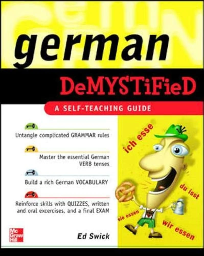 کتاب زبان آلمانی German Demystified: A Self Teaching Guide