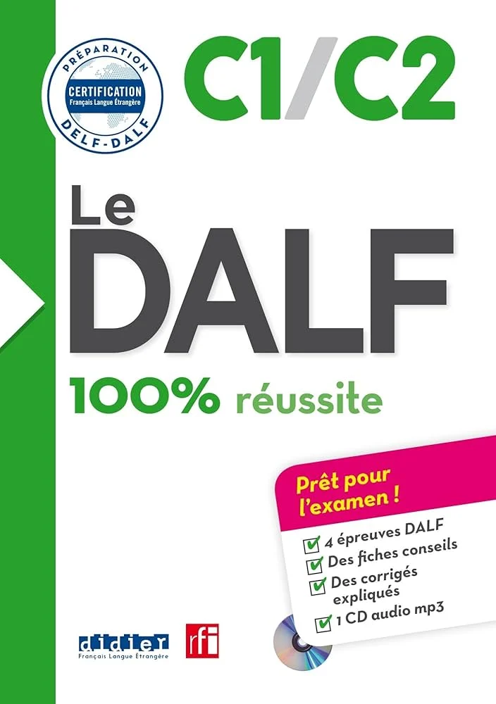 کتاب آزمون فرانسوی ل دلف Le DALF 100% reussite C1 C2
