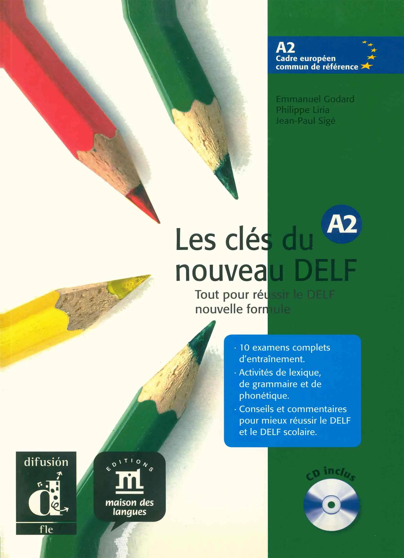 کتاب آزمون دلف فرانسه les cles du nouveau DELF A2