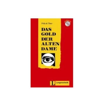 خرید کتاب المانی Das Gold der alten Dame Stufe 2 Buch mit Mini