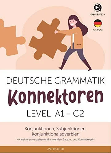 کتاب آلمانی دویچ گراماتیک Deutsche Grammatik : Konnektoren Level A1- C2